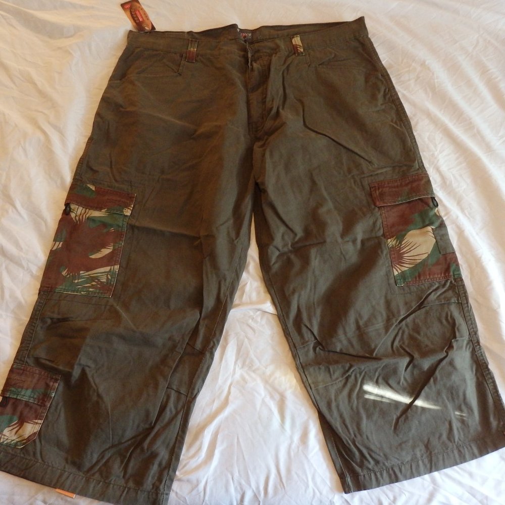 Prince LLC Original Mens Camo Long Cargo Shorts